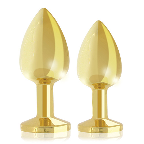 Gold Booty Plug 2 pieces
