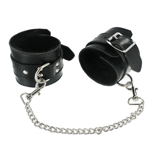 Black Bondage Set Cuffs