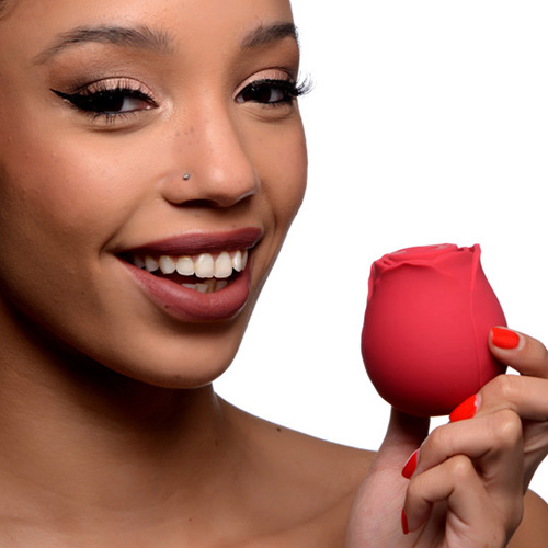 InBloom Rosales Sucking Vibrator Red